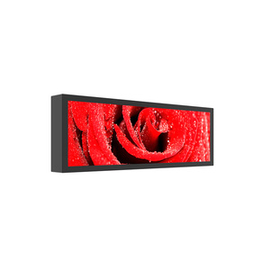 Stretched Bar Lcd Ultra Wide Shelf <strong>Display</strong> 37 Inch TFT <strong>Display</strong> Passenger Information <strong>System</strong>(PIS) Support Customization - Product Image 3