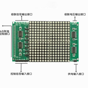 Modulo a matrice di punti 16x16, schermo a matrice di punti a LED, schermo di visualizzazione a matrice di punti a LED, modulo di visualizzazione a matrice di punti a LED - Product Image 5