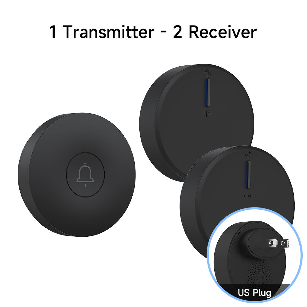 Black 1 Transmitter+2 Receiver US