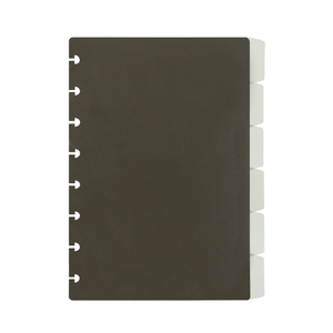 Benutzer definierter Disc-gebundener Loseblatt-Notebook-Teiler Index für Planer aus transparenten und farbenfrohen Tabs - Product Image 2