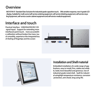 Open Frame All in One PC 27 Inch Industrial Open Frame All in One Touchscreen Panel PC Desktop <strong>Computer</strong> - Product Image 3
