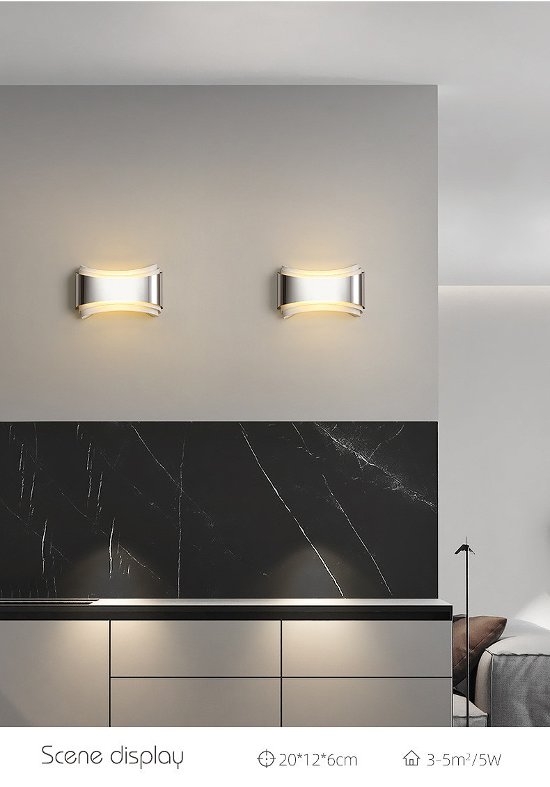 Bedroom lamp modern simple wall lamp cafe bar leisure lounge Hotel bedside special-shaped led iron wall Hotel Wall Lamp Modern
