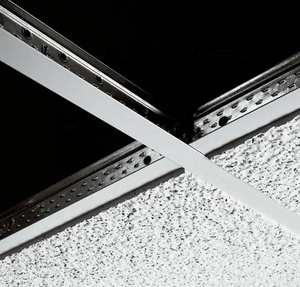 建筑材料开槽吊顶T杆悬挂镀锌网格组件吊顶框架钢龙骨 - Product Image 1