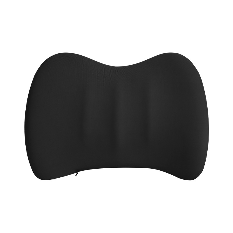 Simple memory foam lumbar support in black