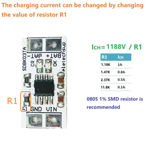SDBK03TA Mini Mppt Solar <strong>Charge</strong> <strong>Controller</strong> 4.2V/3.7V 3.6V/3.2V Charger Module Dc 5V 1A Board for I-Ion/li-Po Lifepo4 Battery - Product Image 2
