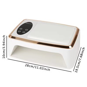 Yüksek güç 380W UV LED tırnak lambası yeni tasarım 2-in-1 güneş jel lehçe ve kurutma PU el yastık hızlı kurutma tırnak sanat aracı - Product Image 3