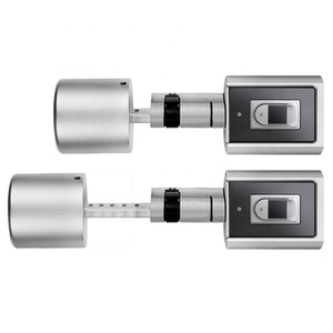 Akıllı elektronik güvenlik kapı kilidi silindir kart anahtar kodu parmak izi ev dijital kilit silindiri - Product Image 4