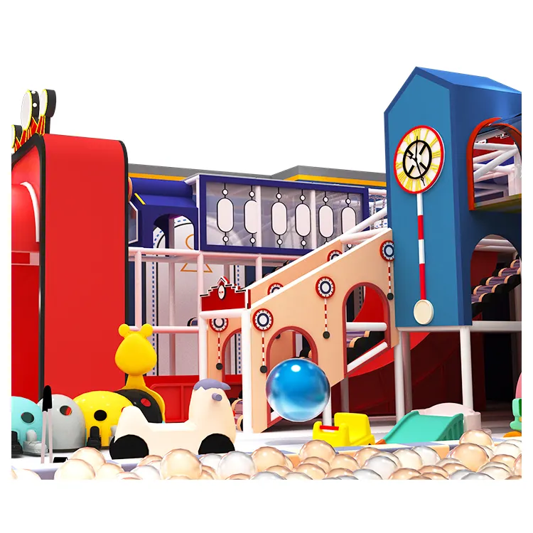 Parque infantil com design livre, equipamento de playground interno personalizado, mini playground infantil com piscina de bolinhas