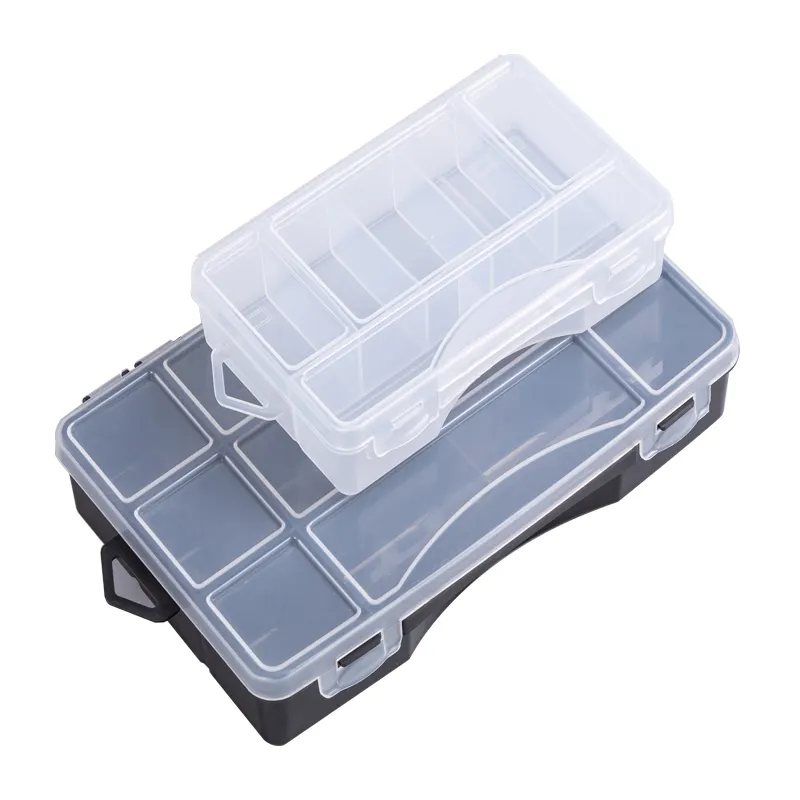 Пластиковый ящик для инструментов из полипропилена, прозрачный пластиковый ящик для инструментов, водонепроницаемый ящик для инструментов, пластиковый портативный