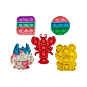 Tùy chỉnh hình dạng Silicone cảm giác động đậy Keychain Pop <span class=keywords><strong>mini</strong></span> chống lo âu Đồ chơi cho bé trai và bé gái tùy chỉnh cảm giác công cụ - Product Image 5