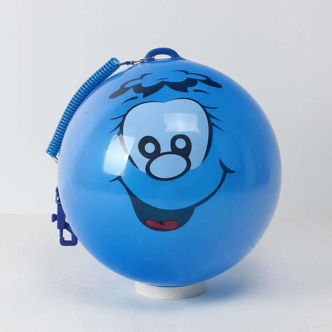 ลูกบอลพีวีซี9นิ้วพร้อมสายร้อยกลิ่นหอมลูกบอลของเล่นกีฬาแบบสั่งทำโลโก้ได้