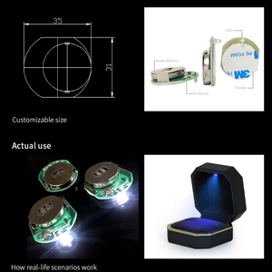 Nhà Máy Outlet Vòng Đèn <span class=keywords><strong>LED</strong></span> cho hàng Thủ Công Nhỏ duy nhất <span class=keywords><strong>LED</strong></span> Đèn nhỏ CR2032 Pin hoạt động <span class=keywords><strong>LED</strong></span> nhấp nháy module cho hiển thị - Product Image 6