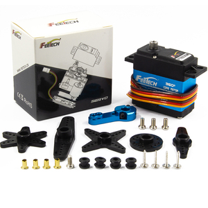 FT6335M 8.4V 35kg防水デジタル高トルク360度磁気エンコーダースチールギアサーボロボット用クアッドコプター工具 - Product Image 6