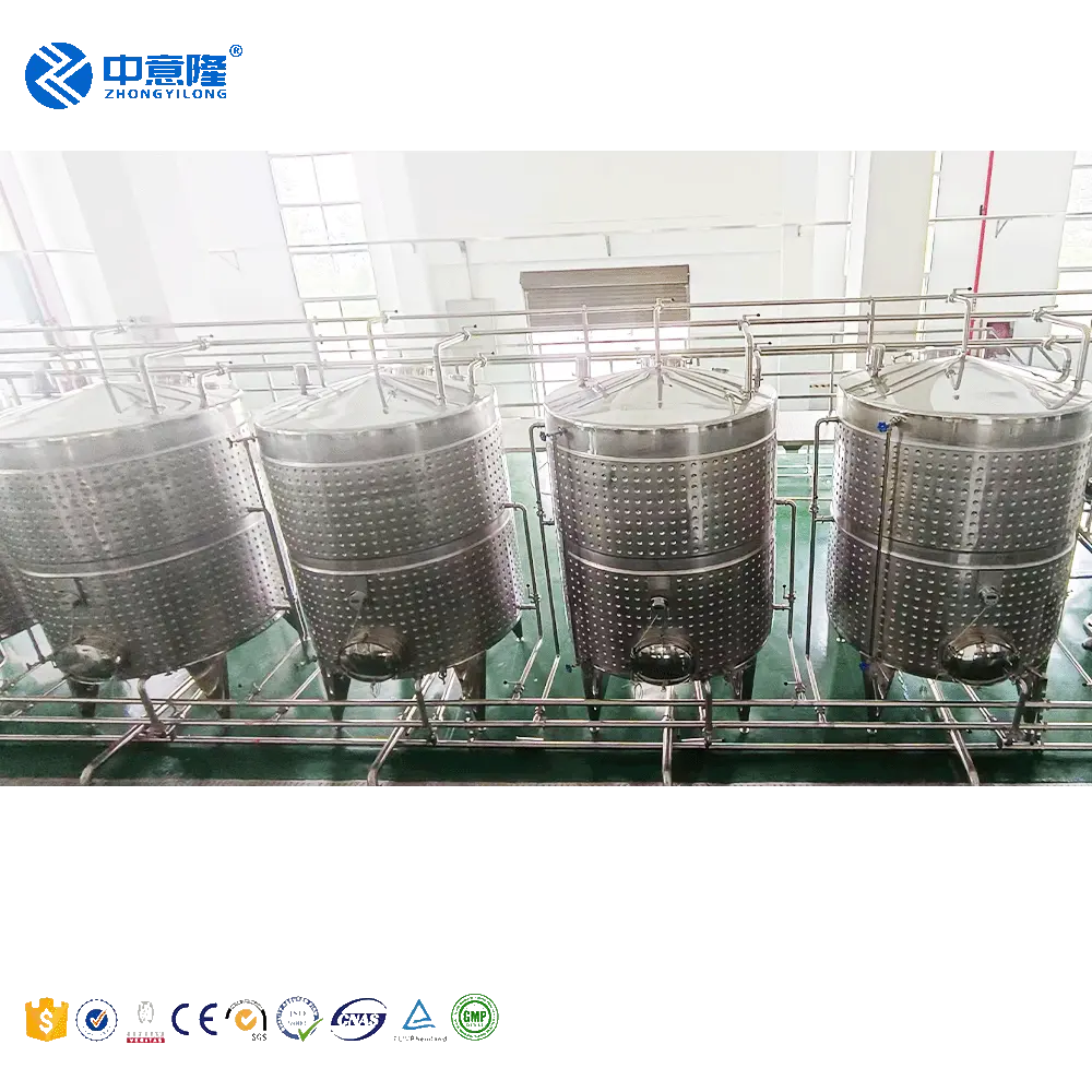 Hoogwaardige Aanpassingen Fabrieksprijs Roestvrijstalen Fermengtank-Apparatuur Voor Fermentatieproces