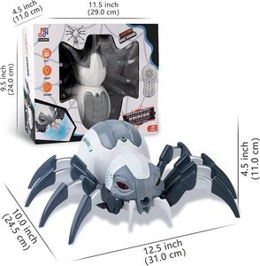 Fernbedienung Spider-Realistisches RC-Roboters pielzeug mit Spray, Licht und Musik-Ideal für Geburtstag, Halloween, Weihnachten, Ostern - Product Image 2