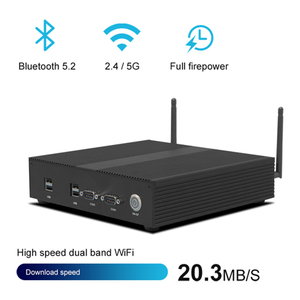 Procesador Mini PC Core i5/i7 sin ventilador de alto rendimiento preinstalado con Windows 11 6 Interfaces COMS Pago de supermercado - Product Image 3