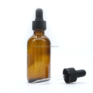 高品質15ml 30ml 60ml 120mlボストンラウンドアンバー化粧品オイルボトルガラス血清ボトル - Product Image 2
