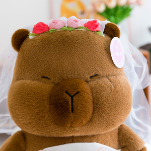 子供に適した新しいバレンタインデーギフト-会社によって作られたかわいいカピバラぬいぐるみ。 - Product Image 3