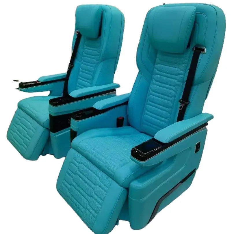 Vip Luxury Electric Recline Custom Leather Seat For Tunning Mpv Van Campervan Limousine