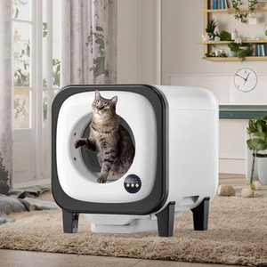 Trend 2025 Zelfreinigende Kattenbak Met Automatische Veiligheidssensoren Voor Meerdere Katten Bedekt Geurverwijderingskattentoilet - Product Image 1