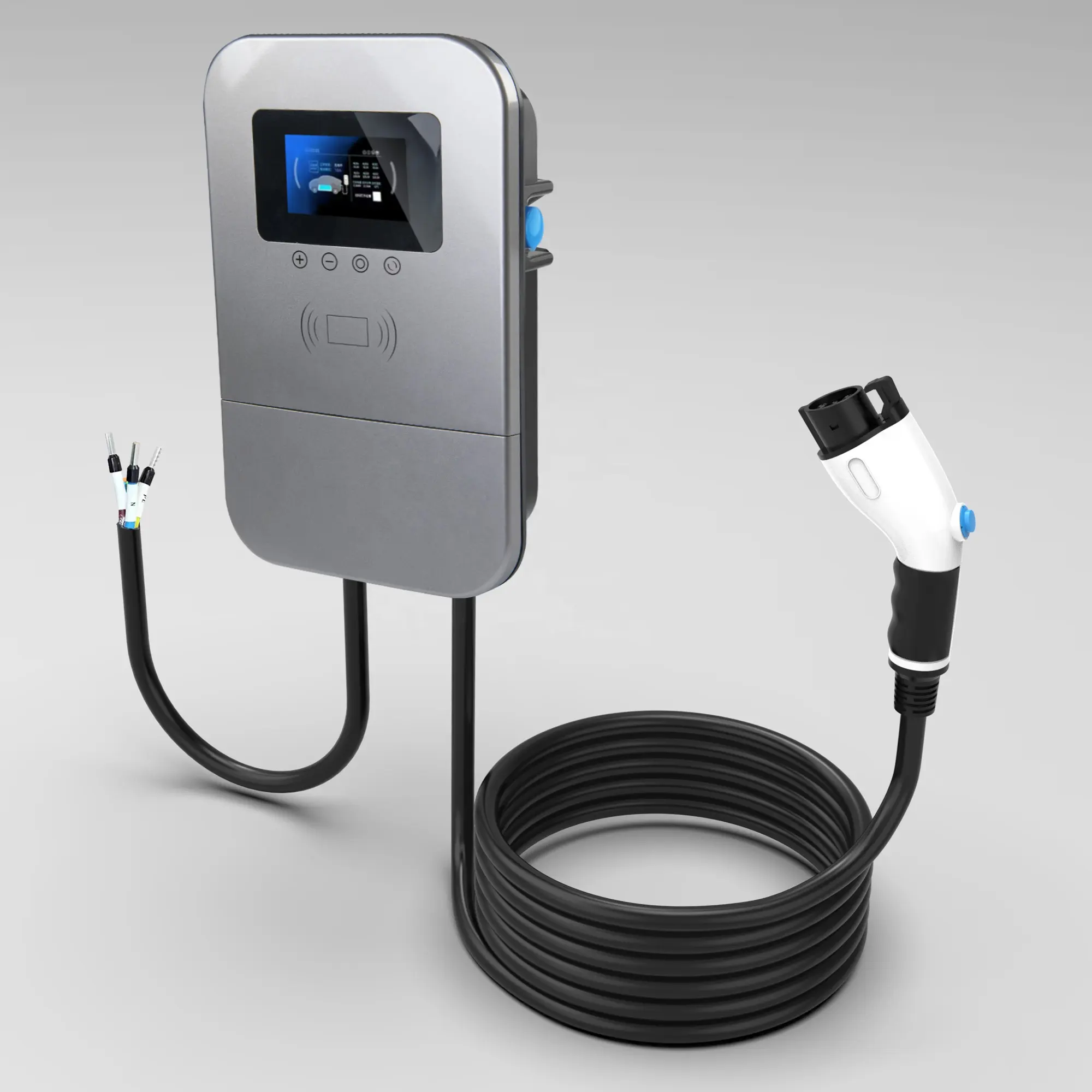 Factory Price 9.6kw 40A Model 3 Model X Model Y Ev Charger Single Phase Ev Car Charging Station Wall Mounted Ev Charger
