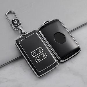 TPU Premium yumuşak araba anahtarı durum kapak kabuk için Renault Koleos Kadjar Kadjar FLUENCE CAPTUR anahtarlık çanta anahtarlığı aksesuar - Product Image 5
