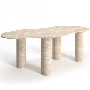 带4腿餐桌的不对称桌子 - Product Image 1