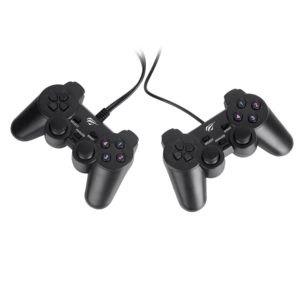 HV-G61 HAVIT Console Gaming <strong>USB</strong> Wired PC Action Fighting <strong>Games</strong> Handhold Dual <strong>Controllers</strong> Vibration Function Original Gamepad