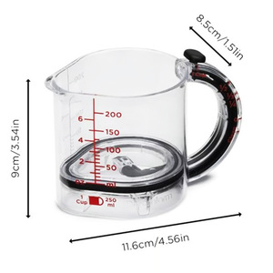 4 trong 1 có thể điều chỉnh Đo <span class=keywords><strong>cup</strong></span> nhà bếp đa chức năng đẩy lên đo <span class=keywords><strong>Cup</strong></span> cho nấu ăn và nướng - Product Image 2