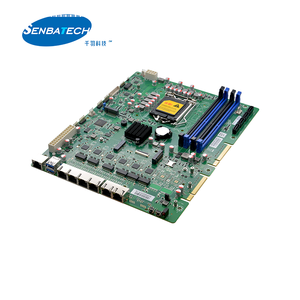 Placa base Socket LGA1200 Q570 6Lan 4USB VGA ATX 64Mb Flash ROM Placa de servidor placa base - Product Image 5