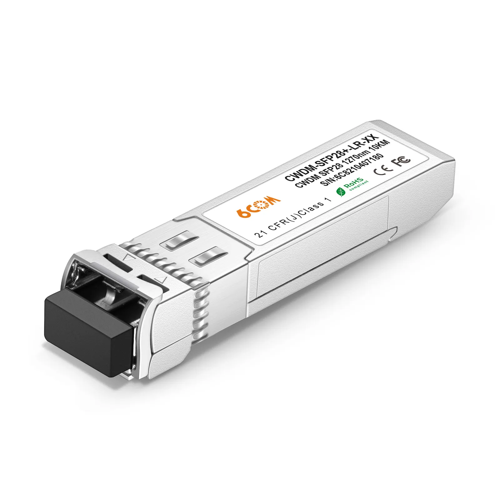 25G Sfp Glasvezel Transceiver 1270 ~ 1330nm 10Km Cwdm Module