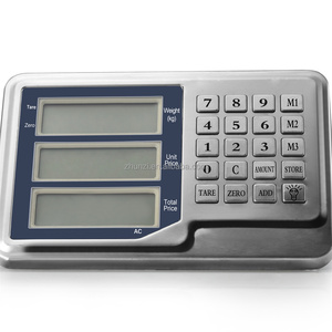 T11SS indicatore elettronico di calcolo dei prezzi in acciaio inox Display LCD indicatore da banco con OEM ODM supporto di personalizzazione - Product Image 1