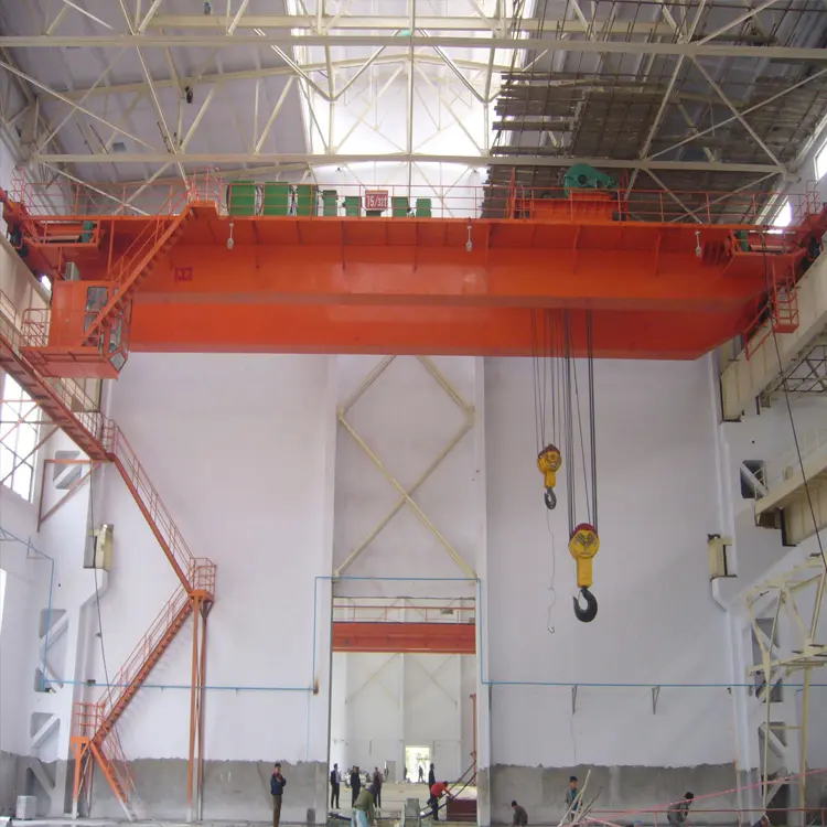china plant Workshop moviable double girder bridge overhead crane 20 ton price for sale