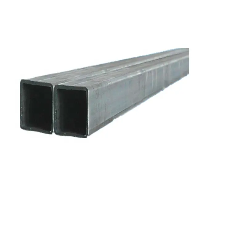 Tubulação de aço retângulo quadrada, peso por metro 40x40 50x50 60x60 40x60 gi galvanizado preço de fábrica