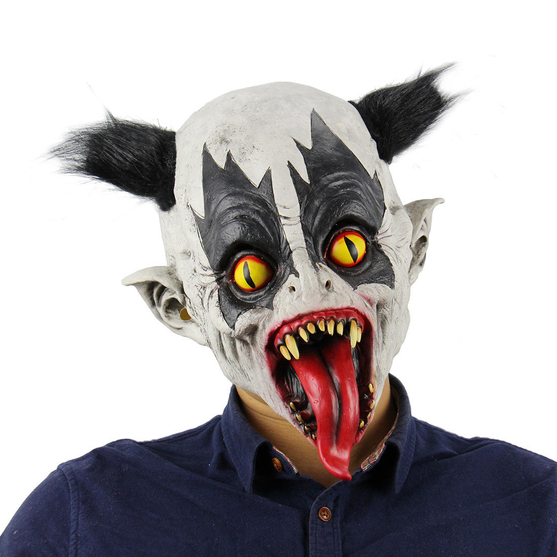 Masque de chauve-souris clown - Taille unique