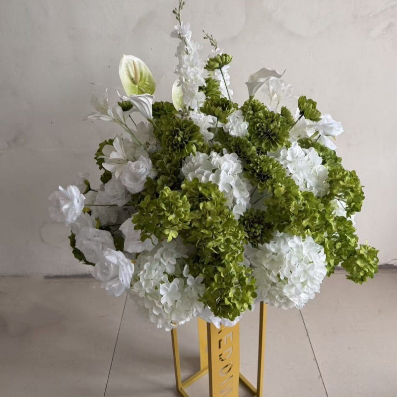 Verde con bianco 1