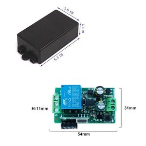 シングルワイヤレスリモコンLEDライトスイッチ220VABS素材オンオフアラーム信号スイッチ - Product Image 5