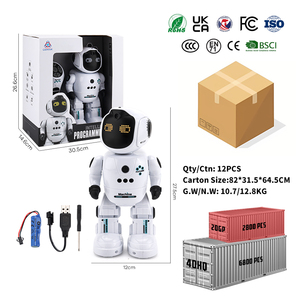 Gesten erkennung Interaktives intelligentes RC-Roboters pielzeug Programmier bares One-Key-Demo-Fernbedienung roboters pielzeug mit Gesang und Tanz - Product Image 6