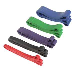 Latex <strong>Loop</strong> Set Stretch Pull up Assist <strong>Elastic</strong> Band with Door Anchors Resistance Band Connects to Doors with <strong>Handles</strong> - Product Image 3