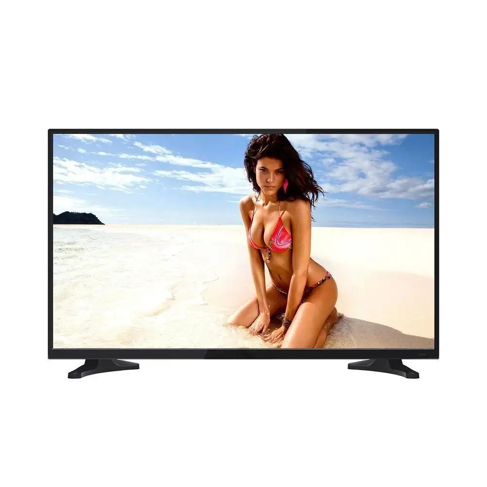 Buena calidad LCD barato LED TV 32 pulgadas Android Televisión 4K Smart TV 40 43 50 55 pulgadas TV de pantalla plana barata para las ventas