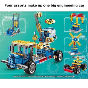 Hot Selling STEM <strong>Science</strong> and Education Particle <strong>Building</strong> <strong>Blocks</strong> Machinery DIY Assembly Engineering <strong>Building</strong> Bricks Toys for Kids - Product Image 5