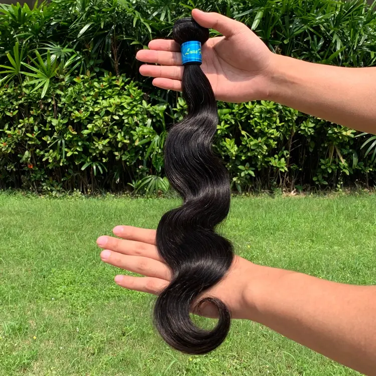 Preiswert brasilianisches Remy doppelt eingezogenes Remy-Haar, Großhandel rohes am haaransatz ausgerichtetes Haar 100 % intaktes menschliches Haarverlängerung für schwarze Frauen