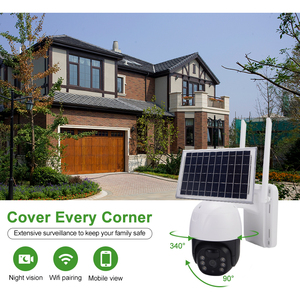 3MP Full HD Smart Human Detection IP66 Outdoor Security <strong>Camera</strong> <strong>IR</strong> Night Vision CCTV <strong>Camera</strong> Low Power Solar <strong>Camera</strong>