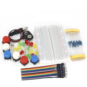 Starter Kit per R3 Mini Breadboard LED ponticello filo pulsante per arduino Kit per scuola scuola di formazione laboratorio - Product Image 1
