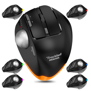 2024 nuovo F33 programmabile trackball Triple Pairing ufficio Design ergonomico silenzioso Wireless Rgb ottico Gaming Mouse per Computer - Product Image 1