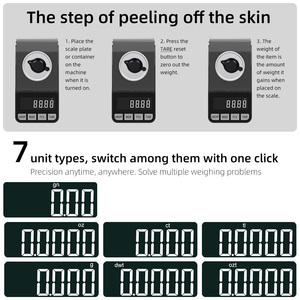 Changxie Nhà Máy Bán Buôn Kỹ Thuật Số Cân Bằng Vàng Túi Quy Mô Túi Đồ Trang Sức Kim Cương Quy Mô 0.001G Mini Quy Mô Kỹ Thuật Số Túi - Product Image 3