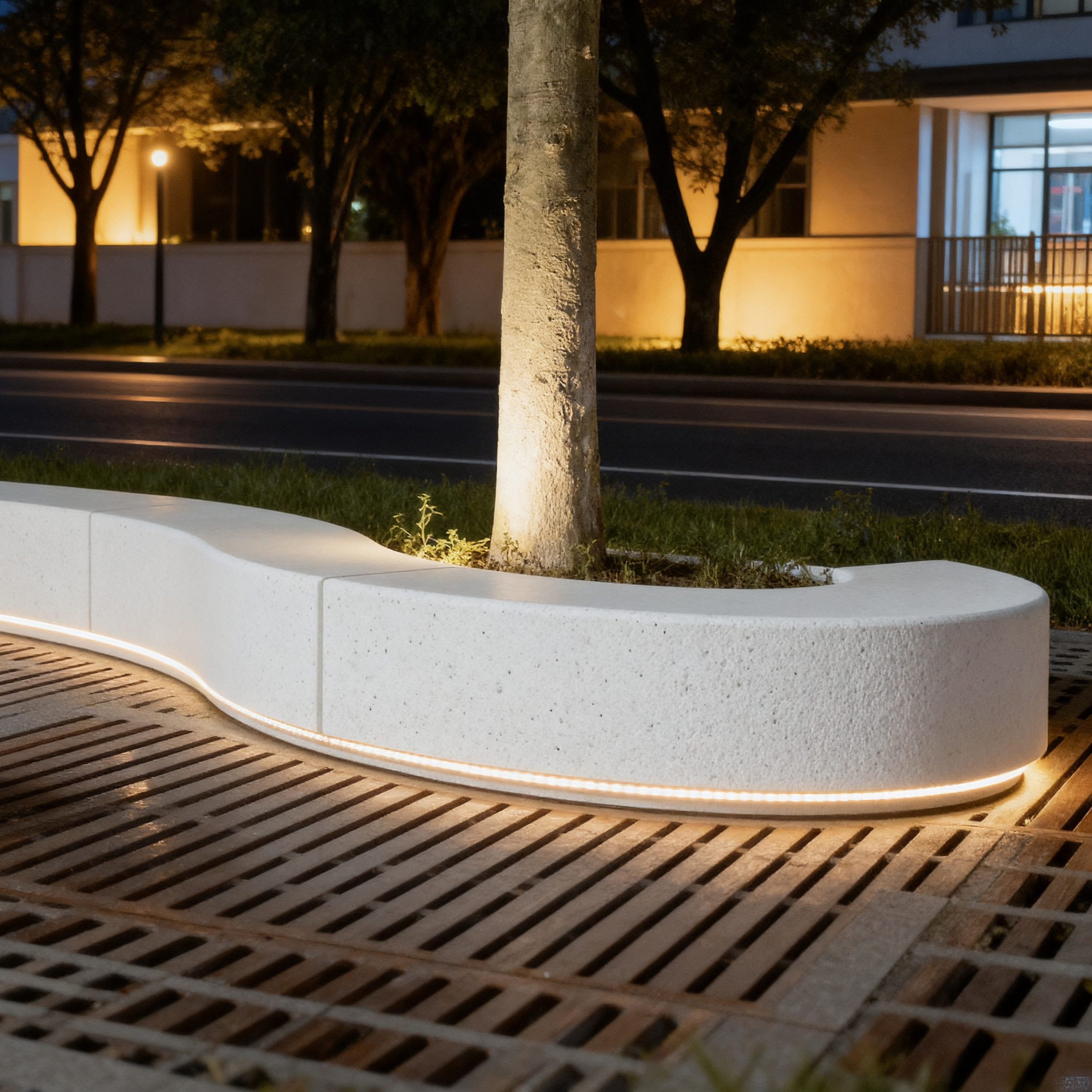 Béton à transmission lumineuse