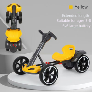 חדש מירוץ חשמלי Kart 390 w כונן כפול כונן כוח גבוה kart ילדים kart ילדים אופני מרובע חשמלי