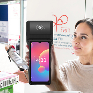 6.5 Inch <strong>Android</strong> Handheld POS Terminal with 80MM Printer 1D &amp; 2D <strong>Bar</strong> <strong>Code</strong> Reader Fingerprint Option NFC &amp; WiFi Connectivity - Product Image 1