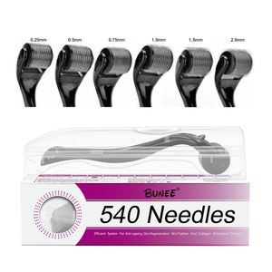 Tren baru perawatan kulit 540 Darma <span class=keywords><strong>Roller</strong></span> 0.25mm 0.5mm 0.75mm 1.0mm 1.5mm 1.75mm 2.0mm jarum Titanium untuk penumbuh ulang rambut jenggot - Product Image 4